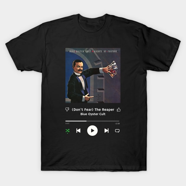 Stereo Music Player - (Don't Fear) The Reaper T-Shirt by Stereo Music